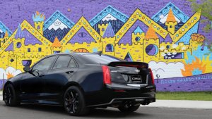 Cadillac ATS-V Performance Exhaust - Rear - CORSA Performance - Axle-Back Dual Rear Exit with Twin 4.0in. Black PVD Pro-Series Tips - Black - `16-`19 Cadillac ATS-V Performance Exhaust - Rear - CORSA Performance - Axle-Back Dual Rear Exit with Twin 4.0in. Black PVD Pro-Series Tips - Black - `16-`19